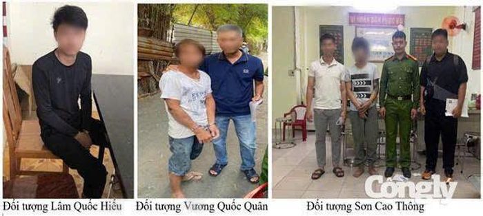 Các đối tượng truy nã bị bắt.