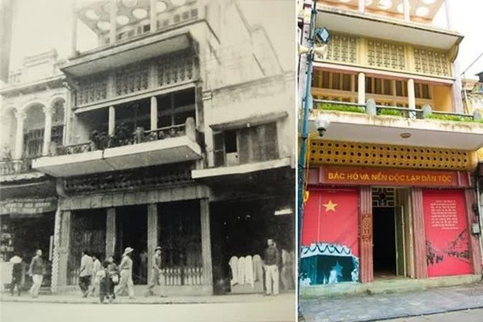 Kiến trúc của ngôi nhà 48 Hàng Ngang vẫn được lưu giữ nguyên vẹn. Ảnh tư liệu