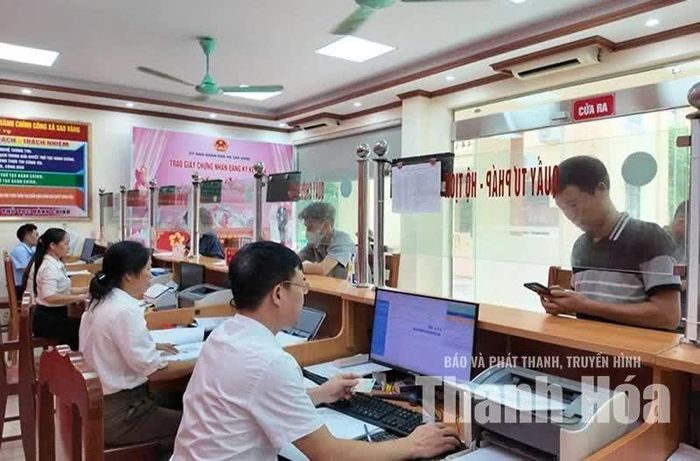Xã Sao Vàng nâng cao hiệu quả cải cách hành chính, chuyển đổi số.