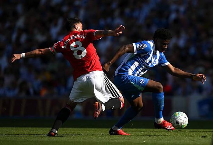 Bruno và Baleba giờ đã là đồng đội. Ảnh: Getty Images.