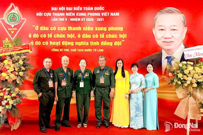 Đoàn đại biểu thành phố Đồng Nai dự đại hội. Ảnh: ĐVCC