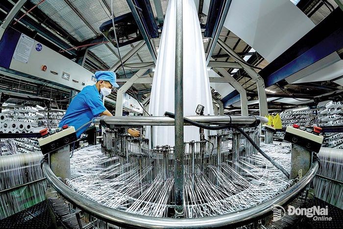 Công nhân làm việc tại doanh nghiệp công nghệ cao. Ảnh tư liệu