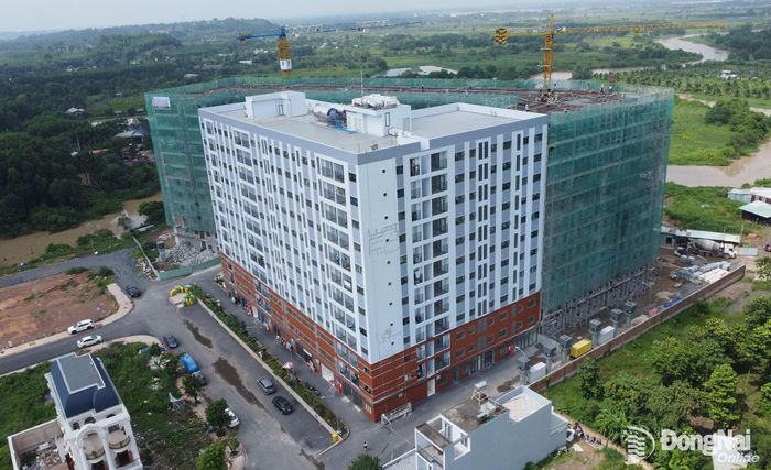 Chung cư Nhà ở xã hội NXH2 tại phường Phước Tân đang mở bán 375 căn hộ. Ảnh: Hoàng Lộc
