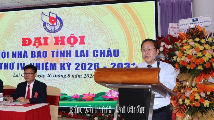 Đồng chí Tống Thanh Hải - Phó Chủ tịch Thường trực UBND tỉnh phát biểu chỉ đạo tại đại hội.