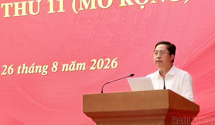 Bí thư Tỉnh ủy Dương Quốc Huy phát biểu kết luận hội nghị.