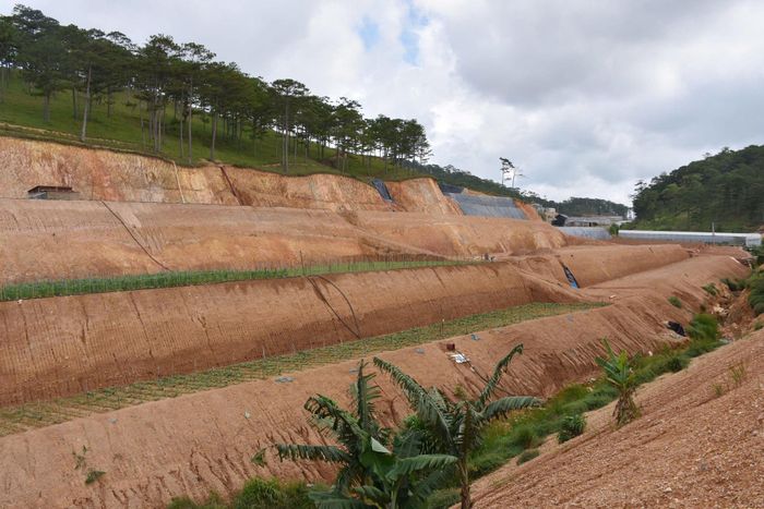 Một khu đất được xã Lạc Dương xác định là đất rừng nhưng bị san gạt, phục vụ sản xuất nông nghiệp