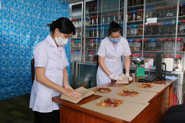 Sơ chế, đóng gói dược liệu