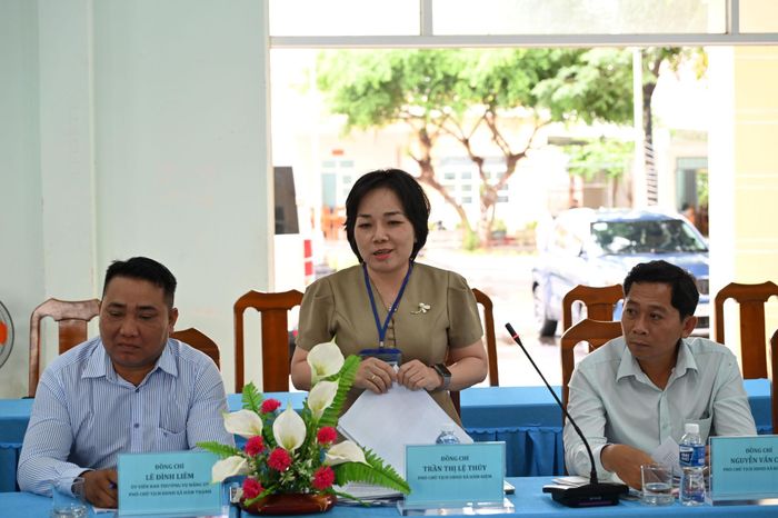 Bà Trần Thị Lệ Thủy, Phó Chủ tịch UBND xã Hàm Kiệm chỉ ra "khoảng trống" lớn là thiếu đội ngũ kế toán tại các trạm y tế