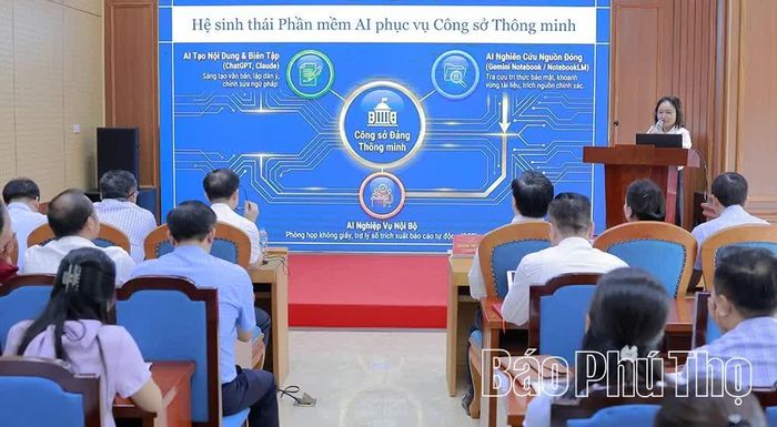 Quang cảnh buổi sinh hoạt chuyên đề.
