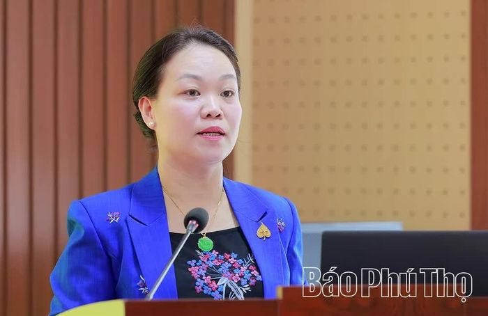 Lãnh đạo Ban Nội chính Tỉnh ủy phát biểu tại buổi sinh hoạt chuyên đề.
