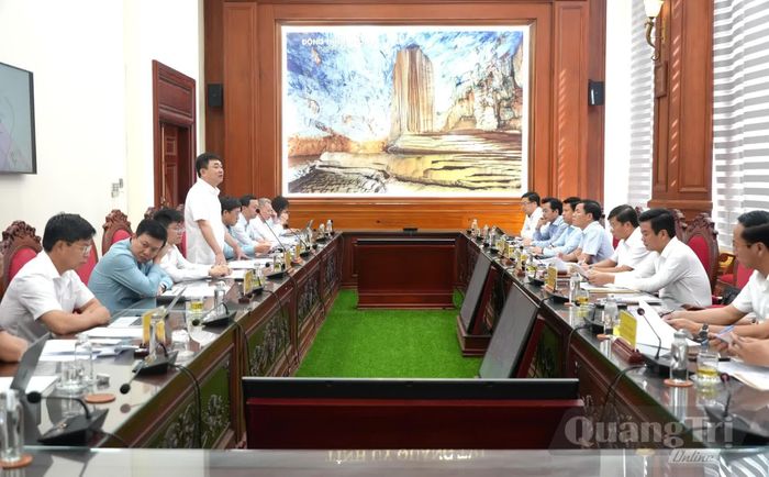 Quang cảnh buổi làm việc - Ảnh: T.Đ