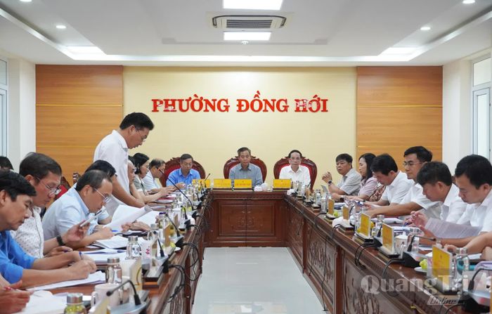 Quang cảnh buổi làm việc - Ảnh: X.P