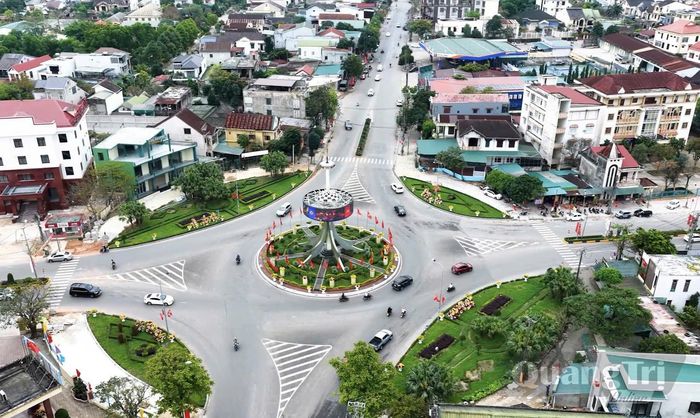Một góc đô thị phường Nam Đông Hà khang trang, hiện đại hôm nay - Ảnh: P.V