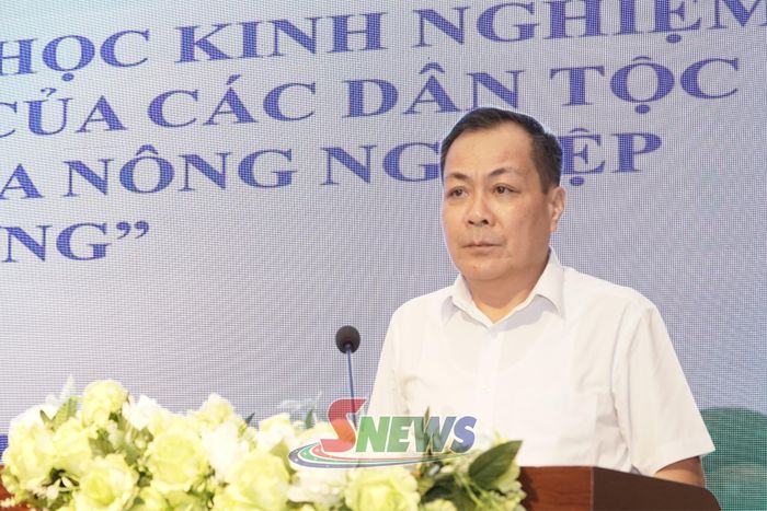 Lãnh đạo Sở Y tế phát biểu khai mạc hội thảo