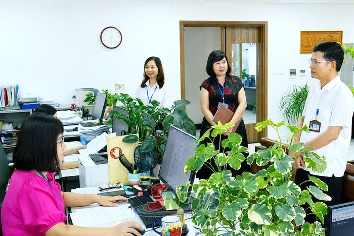 Kiểm tra công vụ tại Sở Tài chính.