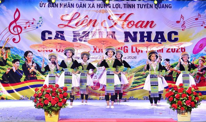 Một tiết mục văn nghệ tại Liên hoan.