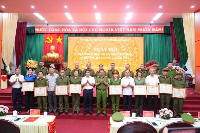 Công an phường Hà Giang 2 tham mưu với Đảng ủy, UBND phường Hà Giang 2 tổ chức thành công Ngày hội Toàn dân bảo vệ an ninh Tổ quốc phường Hà Giang 2, năm 2026.