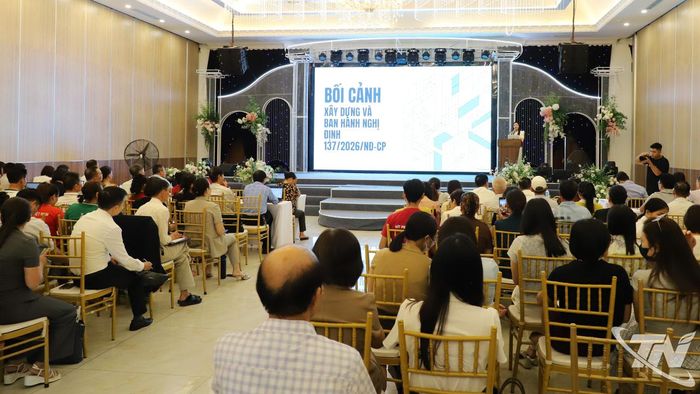 Quang cảnh buổi tập huấn.