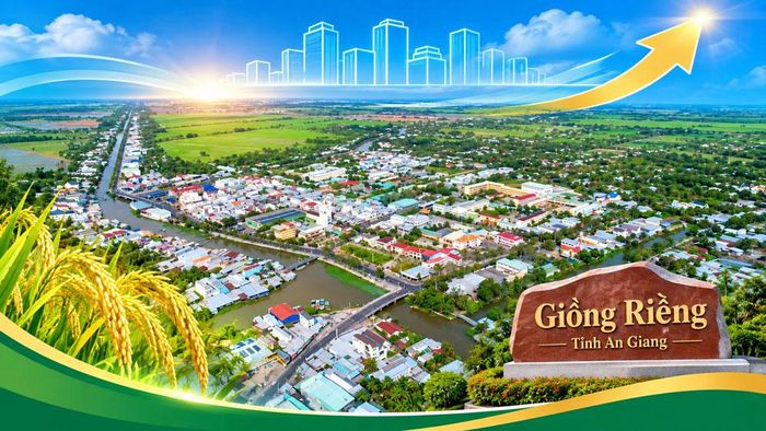 Giồng Riềng sẽ vươn mình để khẳng định vai trò đô thị động lực phía Tây sông Hậu (Ảnh: giongrieng.angiang.gov.vn)