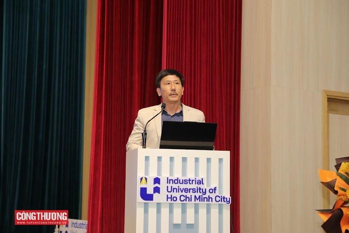  ThS. Nguyễn Minh Thái - Phó trưởng Ban Khoa học Công nghệ, Hội Khoa học Kỹ thuật Lạnh và Điều hòa không khí Việt Nam phát biểu 