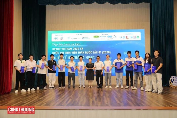 Vòng Chung kết Cuộc thi Sinh viên toàn quốc lần 01 (2026) về Thiết kế hệ thống HVAC theo tiêu chuẩn ASHRAE  sẽ tổ chức vào tháng 11/2026.