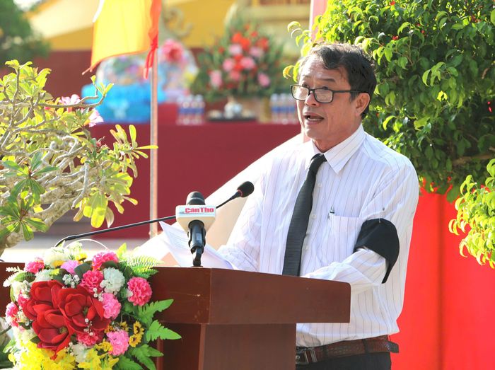 Ông Nguyễn Văn Khởi phát biểu tại buổi lễ.