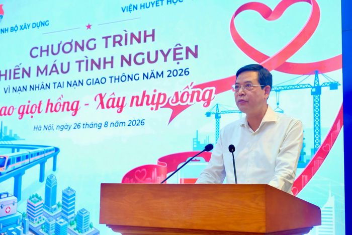 Thứ trưởng Bộ Xây dựng Bùi Xuân Dũng phát động tại chương trình *Ảnh: Thanh Tùng).