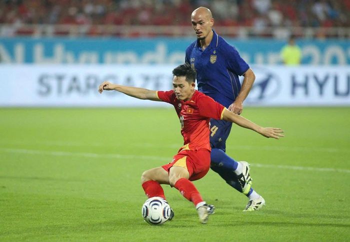 Tuyển Việt Nam hòa kịch tính Thái Lan ở trận chung kết lượt về AFF Cup 2026 (Ảnh: S.N). 
