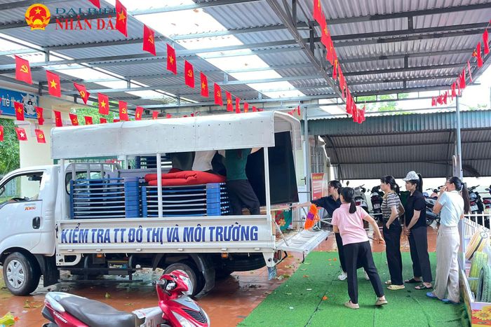 Công tác chỉnh trang, dọn dẹp vệ sinh đang được triển khai để đón chào năm học mới