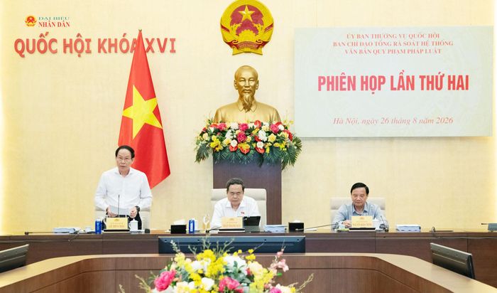 Phó Thủ tướng Chính phủ Lê Tiến Châu phát biểu khai mạc phiên họp