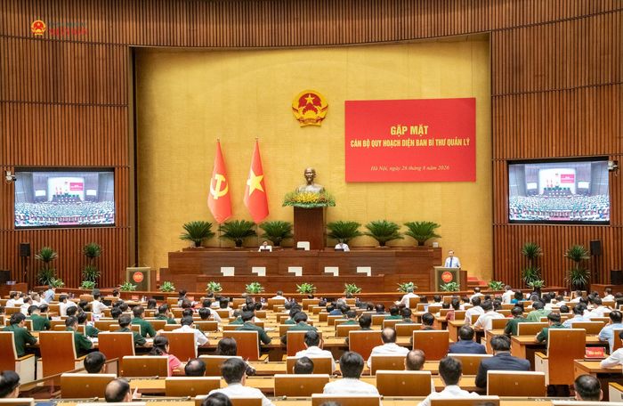 Quang cảnh cuộc gặp mặt. Ảnh: Lâm Hiển