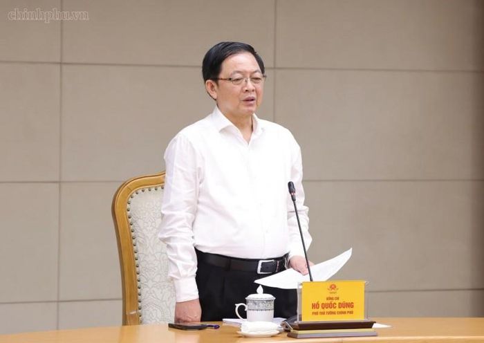 Phó Thủ tướng Hồ Quốc Dũng yêu cầu các Bộ, ngành, cơ quan liên quan sau cuộc họp triển khai ngay những nhiệm vụ được giao, với tinh thần quyết liệt, khẩn trương. Ảnh: VGP.