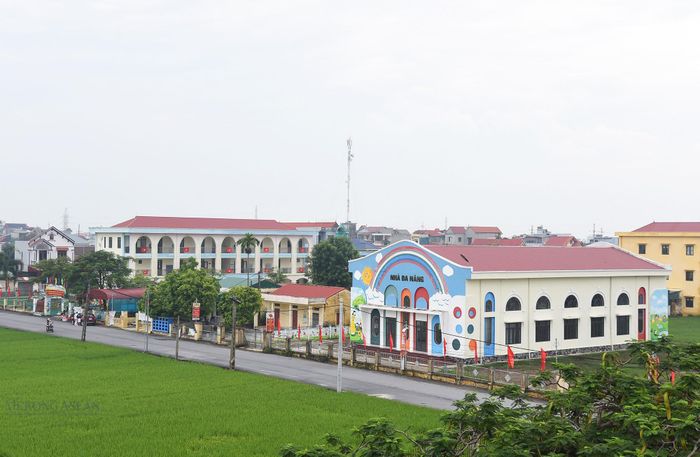 Các trường học trên địa bàn xã Vĩnh Lại đã sẵn sàng cho năm học mới. Ảnh: Phùng Nguyện.