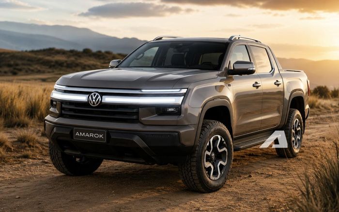 Amarok mới sẽ khác hẳn thế hệ trước. Ảnh dựng đồ họa: AP