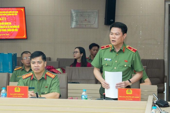 Thiếu tướng Nguyễn Hữu Mạnh, Cục trưởng Cục An ninh nội địa chia sẻ tại lễ ký kết