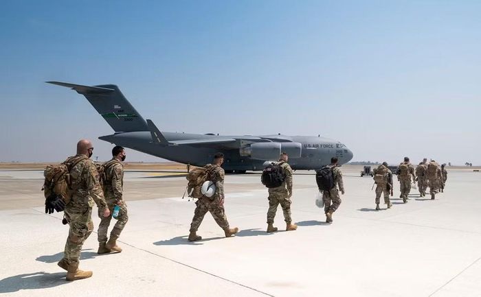 Những người lính Mỹ cuối cùng rời Afghanistan ngày 30/8/2021. Nguồn: U.S. Army-USCENTCOM