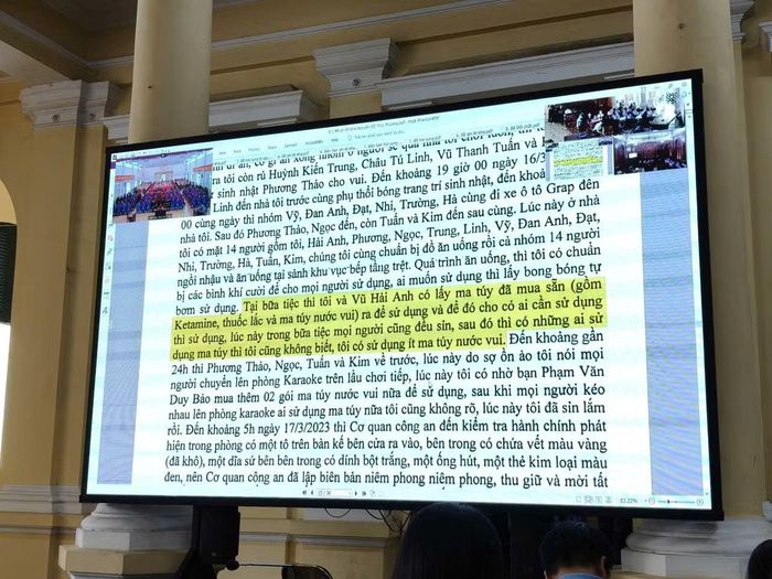 Lời khai (bằng văn bản )của bị cáo Nguyễn Đỗ Trúc Phương.