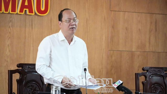 Bí thư Tỉnh uỷ Nguyễn Hồ Hải phát biểu kết luận hội nghị.