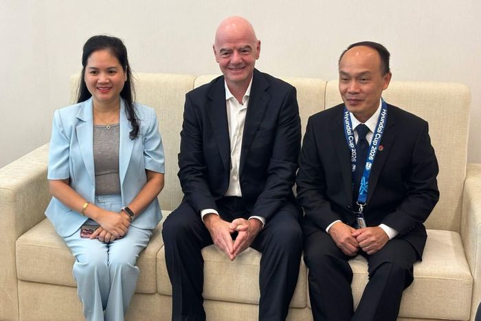Gianni Infantino lần thứ hai đến Việt Nam trên cương vị Chủ tịch FIFA
