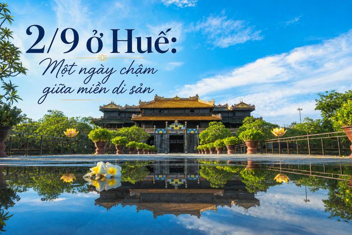 Ngọ Môn - công trình biểu tượng của Đại Nội Huế, mở đầu hành trình chậm giữa không gian di sản Cố đô trong dịp Quốc khánh 2/9. Ảnh: Trung tâm Bảo tồn Di tích Cố đô Huế