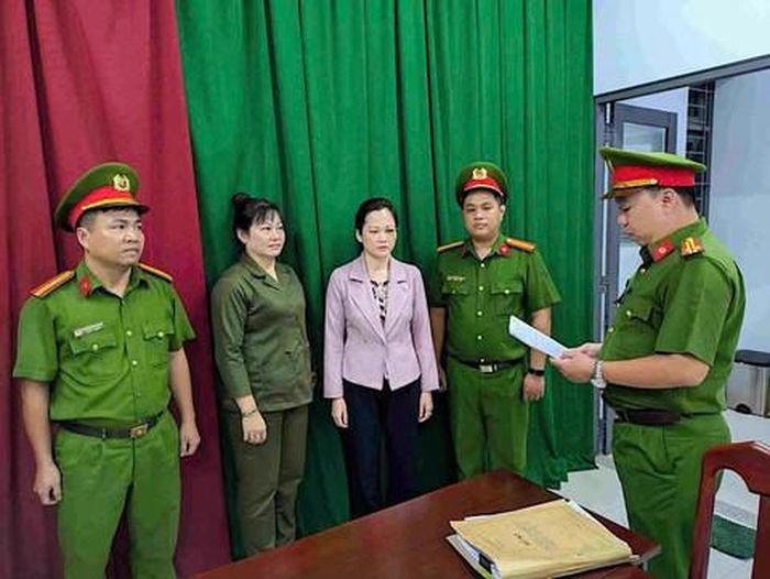Nguyễn Thị Tuyết Chinh thời điểm khi bị khởi tố