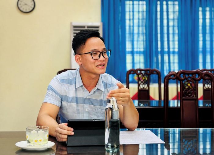 Ông Hoàng Anh Đức, Bí thư Đảng ủy xã Sảng Mộc (huyện Võ Nhai).