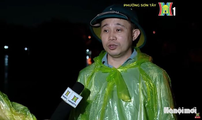 Phó Chủ tịch UBND phường Sơn Tây Khuất Quang Hạnh chia sẻ, phường đã xây dựng phương án ứng phó, bố trí lực lượng, phương tiện và con người trực 24/24 giờ. Anh: Lại Tấn