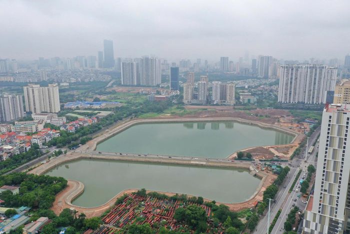 Dự án hồ điều hoà Đồng Bông sẽ được khánh thành dịp này. Ảnh: Phạm Hùng