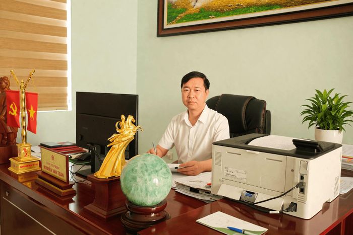 Ông Nguyễn Văn Toàn, Phó Chủ tịch UBND xã Kim Anh. Ảnh: Sỹ Hào