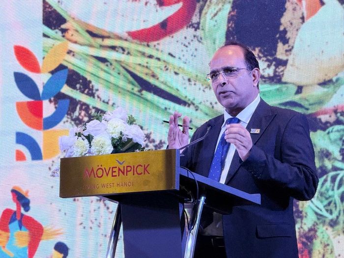 TS. Vinod Ahuja, Trưởng đại diện Tổ chức Lương thực và Nông nghiệp Liên Hợp Quốc (FAO) tại Việt Nam. Ảnh: Kiều Thoan Thu