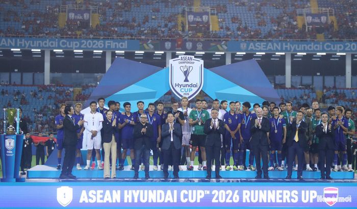 Tuyển Thái Lan lần thứ 2 liên tiếp về nhì và thua chính tuyển Việt Nam. Ảnh: Ngọc Tú