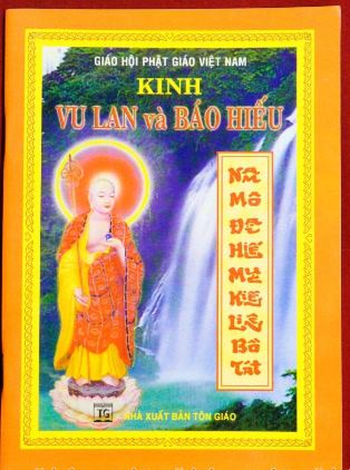 Hình ảnh cuốn kinh Vu Lan. Ảnh internet