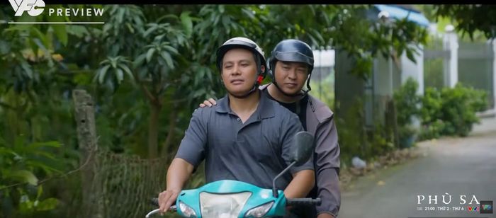 Bảy Sang và Sáu Lém tìm mọi cách để khiến ông Bảy phải bán đất. Ảnh VTV