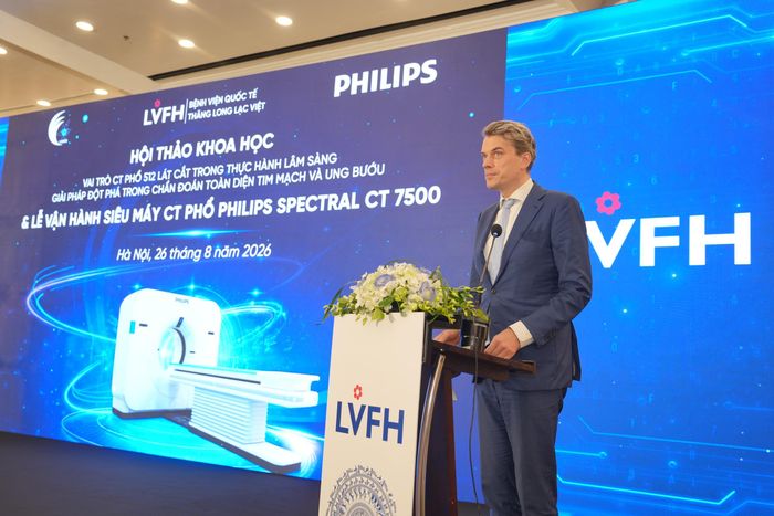 Ông Rick Slettenhaar, Đại biện lâm thời Đại sứ quán Hà Lan tại Việt Nam phát biểu.